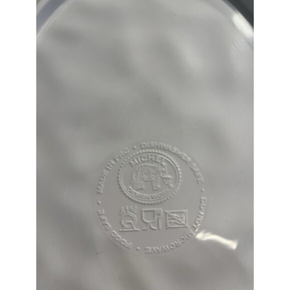 Michel Design Works Christmas Peppermint Tree Shaped Melamine Serveware Plate - Picture 7 of 14